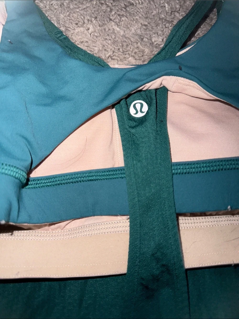 lululemon athletica Deep Teal Scoop Neck Tank